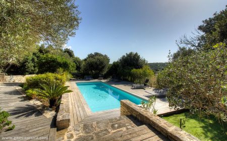 Bed & Breakfast no.17334 Bonifacio - Corse - Chambres d'h&ocirc;tes &agrave; Bonifacio, le sud Corse, labellis&eacute; G&icirc;tes de France :  la piscine